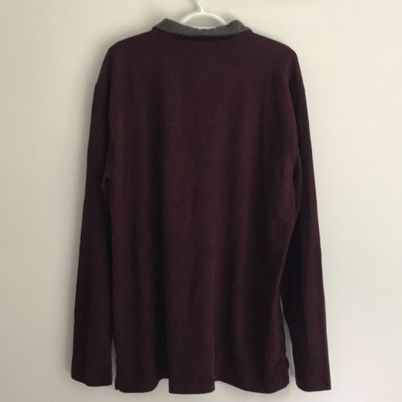 GAP MEN’s MAROON HALF-ZIP SWEATER XL - Picture 5 of 5